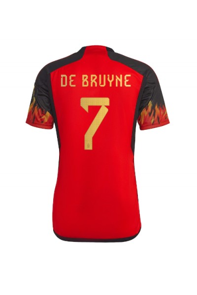 Fotbalové Dres Belgie Kevin De Bruyne #7 Domácí Oblečení MS 2022 Krátký Rukáv